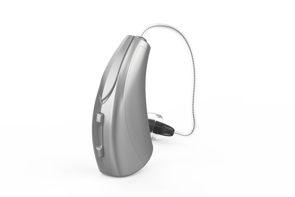 Ein Ex-Hörer-Hörgerät von Pöhlemann Hörakustik